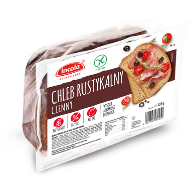 CHLEB RUSTYKALNY CIEMNY BEZGLUTENOWY 235g 