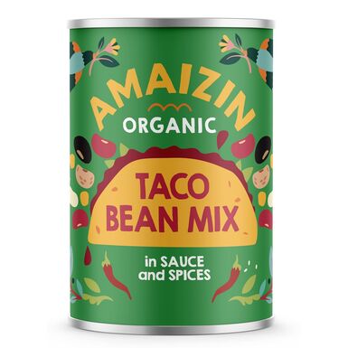 MIESZANKA FASOLEK W SOSIE W STYLU MEKSYKAŃSKIM BIO 400g 