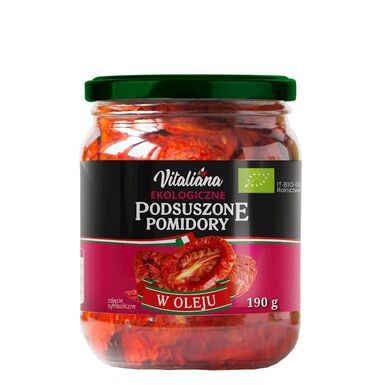 POMIDORY PODSUSZONE W OLEJU BIO 190g (120g) 