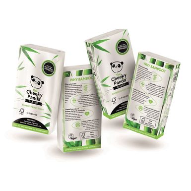 CHUSTECZKI BAMBUSOWE TRZYWARSTWOWE KIESZONKOWE 8 x 10szt. 