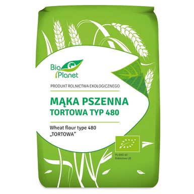 MĄKA PSZENNA TORTOWA TYP 480 BIO 1kg 