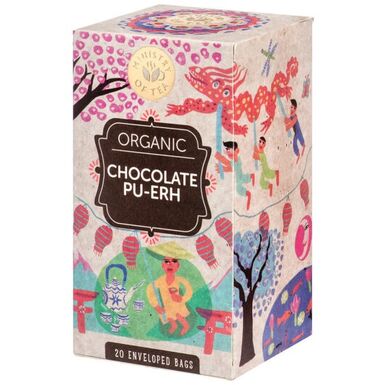 HERBATA CZARNA PU-ERH O SMAKU CZEKOLADOWYM BIO (20 x 1,75g) 35g 