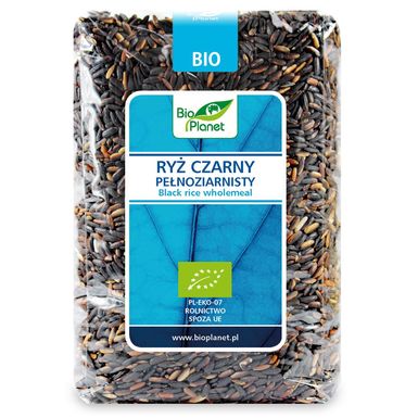 RYŻ CZARNY PEŁNOZIARNISTY BIO 1kg 