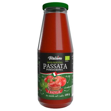 SOS POMIDOROWY PASSATA Z BAZYLIĄ BIO 680g 