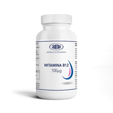 WITAMINA B12 60 KAPSUŁEK (100 mcg) 