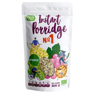 OWSIANKA BŁYSKAWICZNA Z RODZYNKAMI, MORWĄ BIAŁĄ I ORZECHAMI WŁOSKIMI (NO.1) BIO 300g 