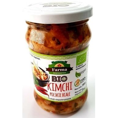 KIMCHI BIAŁE BEZGLUTENOWE BIO 300g (270g) 