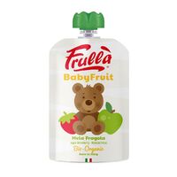 MUS JABŁKO TRUSKAWKA BEZ DODATKU CUKRÓW BEZGLUTENOWY OD 6 MIESIĄCA BIO 100g 14485