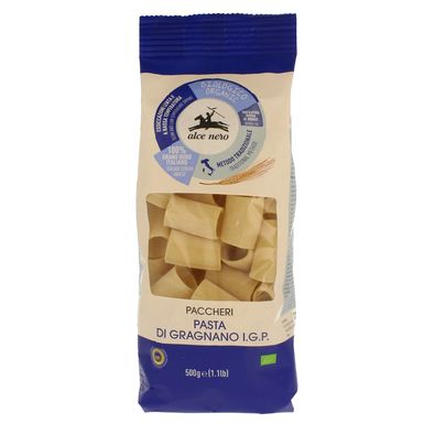 MAKARON (SEMOLINOWY PASTA DI GRAGNANO) PACCHERI BIO 500g  