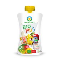 MUS MANGO BANAN JABŁKO BEZGLUTENOWY BIO 120g 14833