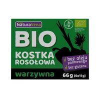 BULION KOSTKI WARZYWNE BEZGLUTENOWE BIO (6 x 11g) 66g 