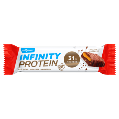 BATON PROTEINOWY Z KARMELEM I ORZECHAMI LASKOWYMI W CZEKOLADZIE MLECZNEJ BEZGLUTENOWY 55g 