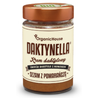 KREM KOKOSOWO DAKTYLOWY Z SEZAMEM I POMARAŃCZĄ BEZGLUTENOWY BIO 190g 22381