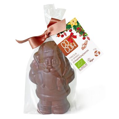 MIKOŁAJ CZEKOLADOWY Z CYNAMONEM BIO 75g 