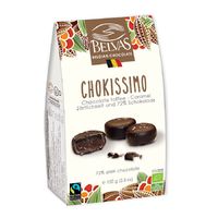 BELGIJSKIE CZEKOLADKI Z TOFFI I KARMELEM FAIR TRADE BEZGLUTENOWE BIO 100g 16978