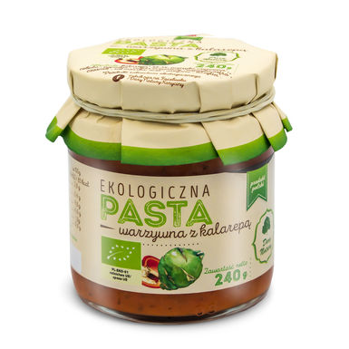 PASTA WARZYWNA Z KALAREPĄ BIO 180g 