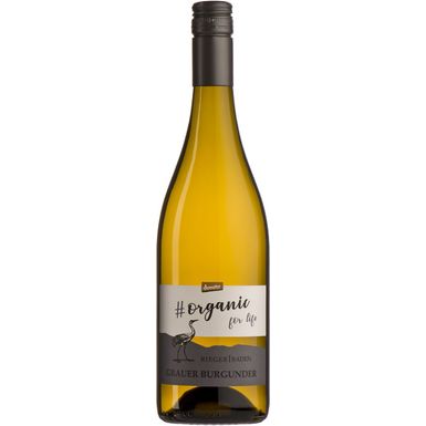 WINO RIEGER ORGANIC FOR LIFE GRAUER BURGUNDER BIAŁE WYTRAWNE DEMETER BIO 0,75L (NIEMCY)