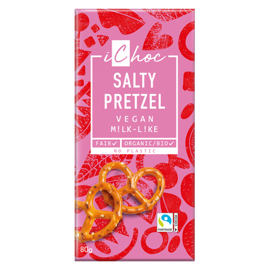 TABLICZKA KAKAOWA Z KAWAŁKAMI SOLONYCH PRECLI FAIR TRADE BIO 80g 