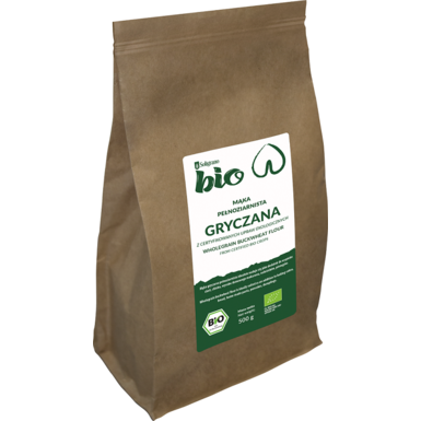 MĄKA GRYCZANA PEŁNOZIARNISTA BIO 500g 
