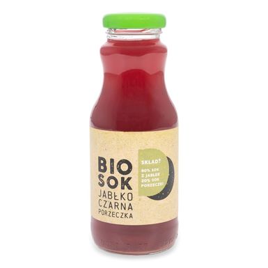 przecena SOK JABŁKOWO PORZECZKOWY NFC BIO 250ml 