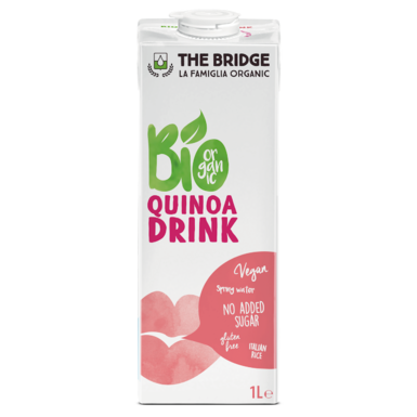 NAPÓJ QUINOA Z RYŻEM BEZ DODATKU CUKRÓW BEZGLUTENOWY BIO 1L 