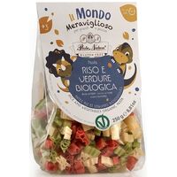 MAKARON (RYŻOWY TRÓJKOLOROWY) DLA DZIECI DINOZAURY BEZGLUTENOWY BIO 250g 22249