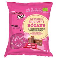 KRÓWKI O SMAKU RÓŻANYM BEZMLECZNE BEZGLUTENOWE BIO 150g 29045