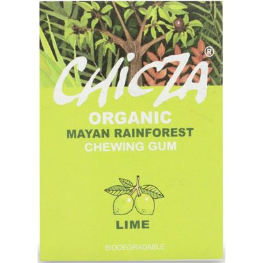 GUMA DO ŻUCIA O SMAKU LIMONKI (BIODEGRADOWALNA) BIO 30g 