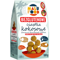 CIASTKA KOKOSOWE BEZ CUKRU BEZGLUTENOWE 100g 24642