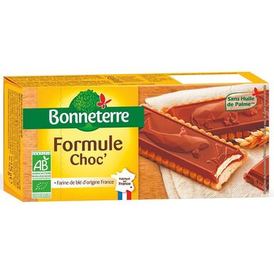 HERBATNIKI Z CZEKOLADĄ Z NADZIENIEM MLECZNYM BIO 125g 