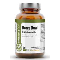 DZIĘGIEL CHIŃSKI (DONG QUAI) EKSTRAKT (500 mg) BEZGLUTENOWY 60 KAPSUŁEK 28575