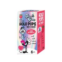 LIZAK SERCE HOLO POPS O SMAKU MALINOWYM NA GARDŁO BEZ CUKRU BEZGLUTENOWY (6szt.) 36g 29400