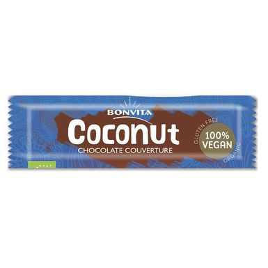 BATON Z NADZIENIEM KOKOSOWYM W POLEWIE Z CZEKOLADY KUWERTURA BEZGLUTENOWY BIO 40g 