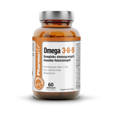OMEGA 3-6-9 BEZGLUTENOWE 60 KAPSUŁEK 