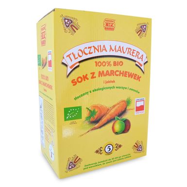 SOK MARCHEWKOWY Z JABŁKIEM NFC BIO 5L 