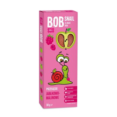 PRZEKĄSKA ROLL JABŁKO MALINA BEZ DODATKU CUKRÓW BEZGLUTENOWA 30g 