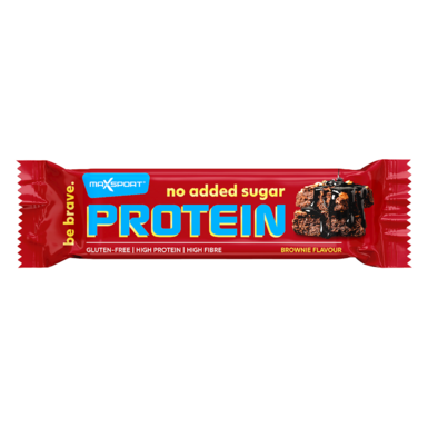 BATON PROTEINOWY BROWNIE W CZEKOLADZIE MLECZNEJ BEZ DODATKU CUKRÓW BEZGLUTENOWY 40g 