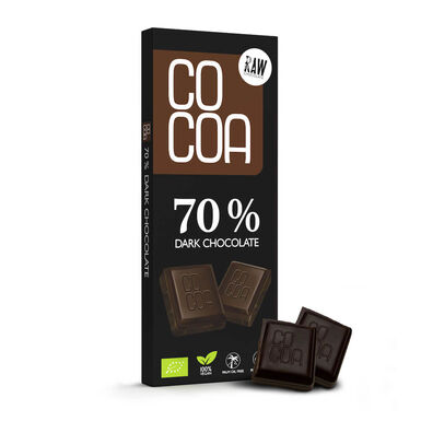 CZEKOLADA GORZKA 70 % BIO 40g 