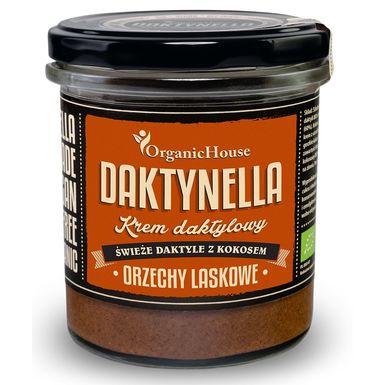 KREM KOKOS DAKTYLE MEDJOOL ORZECHY LASKOWE BEZGLUTENOWY BIO 280g 