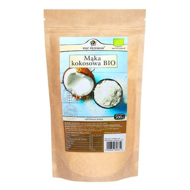 MĄKA KOKOSOWA BEZGLUTENOWA BIO 500g 