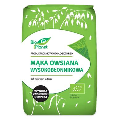 MĄKA OWSIANA PRAŻONA WYSOKOBŁONNIKOWA BIO 1kg 