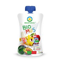 MUS ŚLIWKA BANAN JABŁKO BEZGLUTENOWY BIO 90g 14832