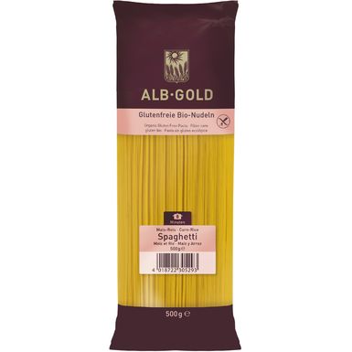 MAKARON (KUKURYDZIANO RYŻOWY) SPAGHETTI BEZGLUTENOWY BIO 500g 