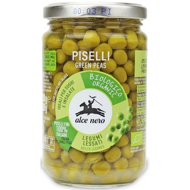 GROSZEK ZIELONY W ZALEWIE BIO 300g (200g) (SŁOIK) 