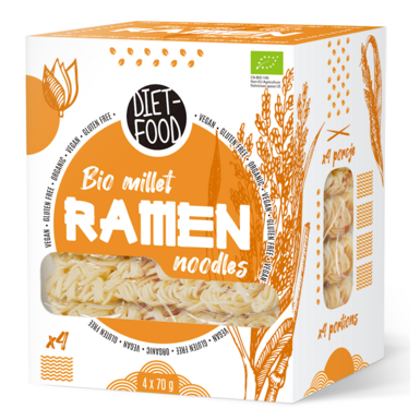 MAKARON (JAGLANY) RAMEN BEZGLUTENOWY BIO 280g 