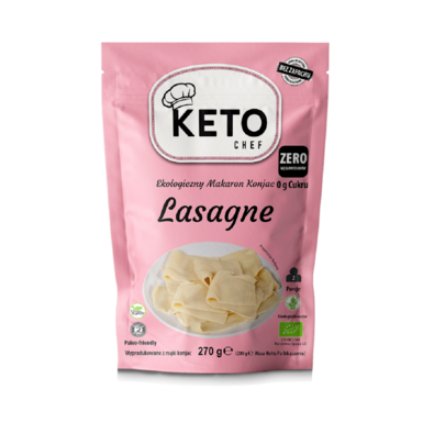 MAKARON (KONJAC) LASAGNE BEZGLUTENOWY BIO 270g (200g) 