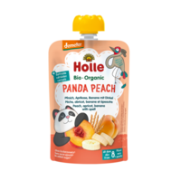 MUS BRZOSKWINIOWA PANDA (BRZOSKWINIA BANAN MORELA ORKISZ) BEZ DODATKU CUKRÓW OD 8 MIESIĄCA DEMETER BIO 100g 23233