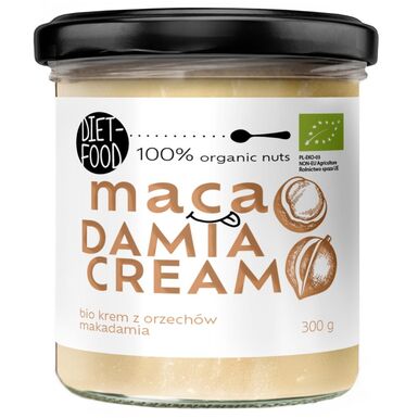 KREM Z ORZECHÓW MACADAMIA PRAŻONYCH 100 % BIO 300g 