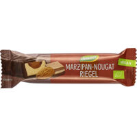 BATON MARCEPANOWY Z NADZIENIEM NUGATOWYM W POLEWIE Z CIEMNEJ CZEKOLADY BIO 40g 20798