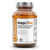 OMEGA-3 MAX BEZGLUTENOWE 60 KAPSUŁEK 27975